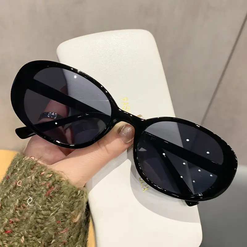Korean Style Women Sunglasses Polarized Black