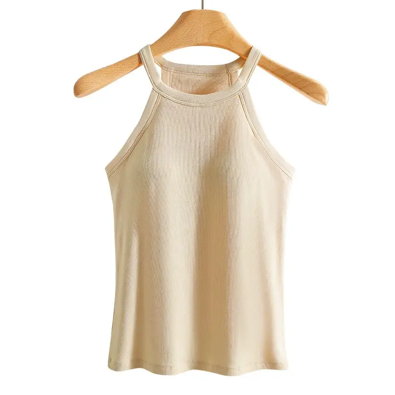 Neck Vest Cover Parm Anti-running Light Base One-piece Slim Top Yoga Sling with Chest Pad Women's Strapless