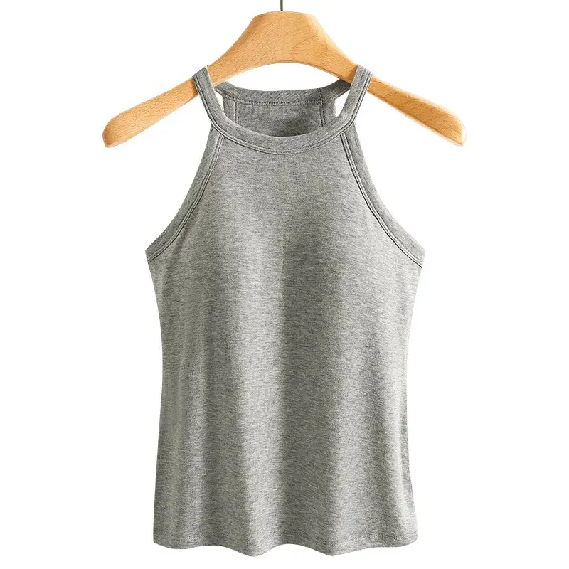 Neck Vest Cover Parm Anti-running Light Base One-piece Slim Top Yoga Sling with Chest Pad Women's Strapless