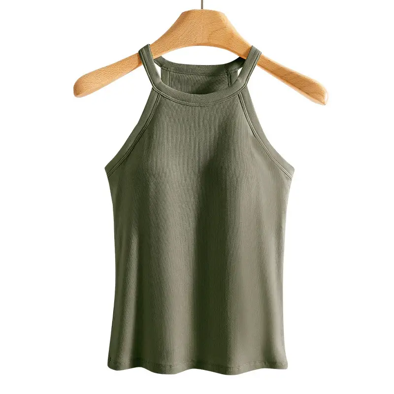Neck Vest Cover Parm Anti-running Light Base One-piece Slim Top Yoga Sling with Chest Pad Women's Strapless