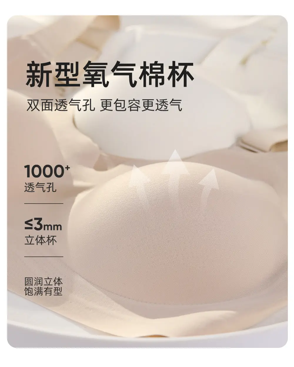 plus size 100.00kg Ultra-thin Seamless Underwear chubby girl Large Chest Small Jelly Lending Paramilia Non-rimless Bra — feature 11