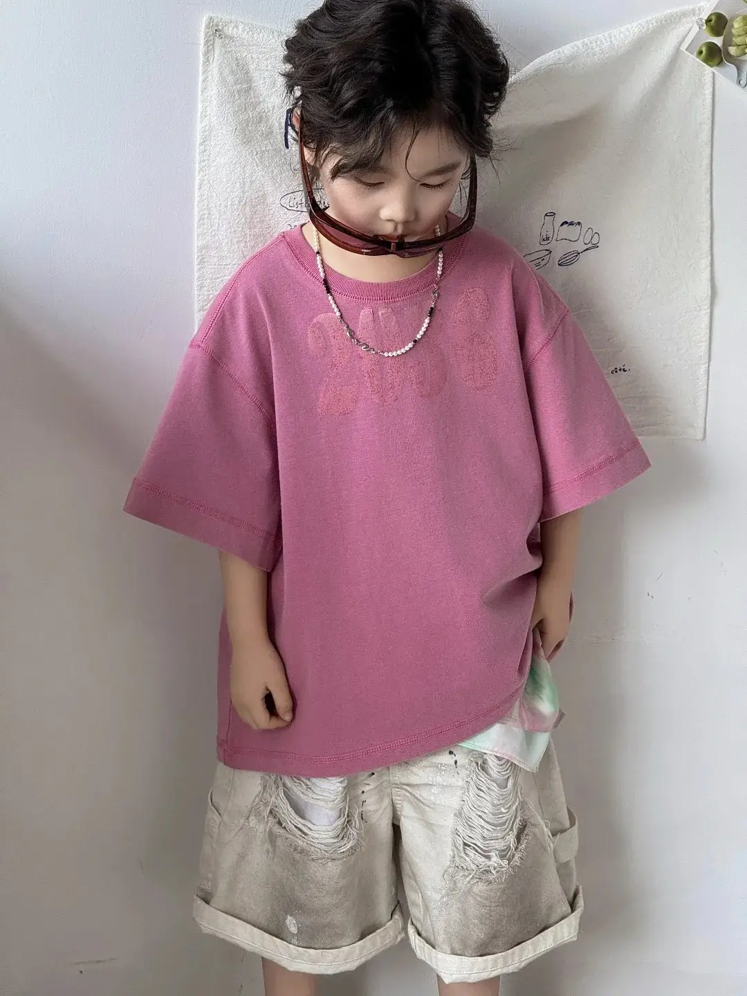 Girls Cotton T-Shirt Short Sleeve Summer Wear — feature 2