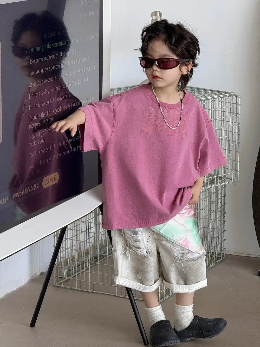 Girls Cotton T-Shirt Short Sleeve Summer Wear — feature 4
