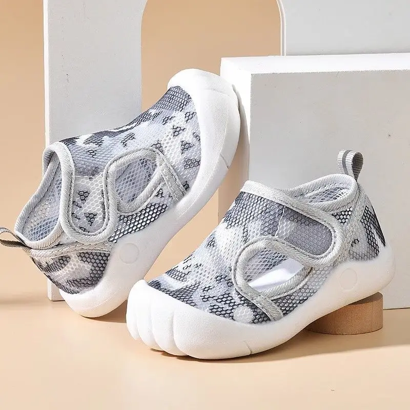 White Mesh Toddler Shoes for Girls Boys 1-3 Years