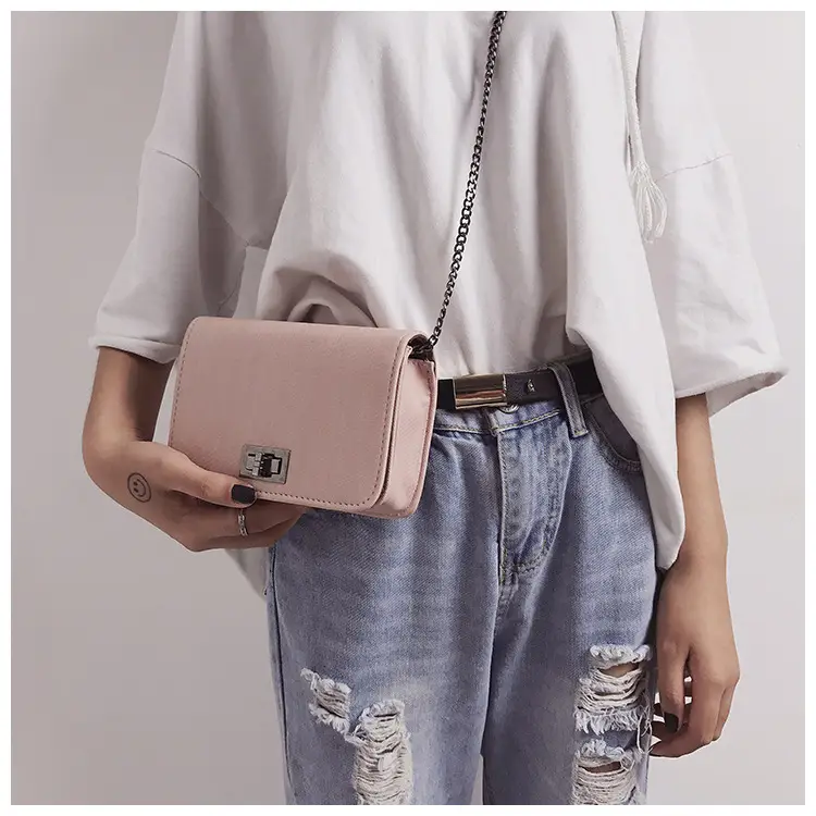Women Crossbody Bags Pink Green Chain Strap 2019 — feature 12