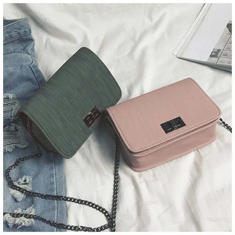 Women Crossbody Bags Pink Green Chain Strap 2019 — feature 20