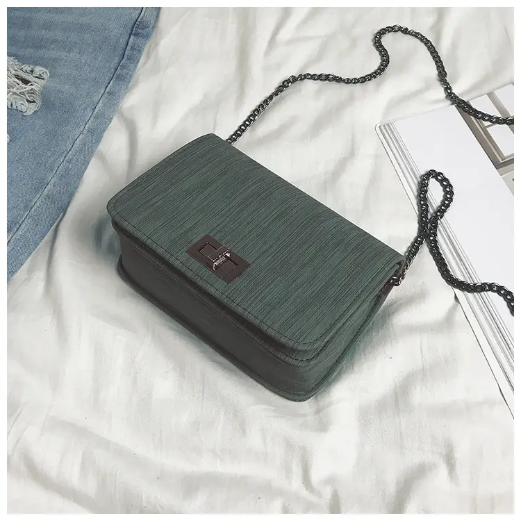 Women Crossbody Bags Pink Green Chain Strap 2019 — feature 22