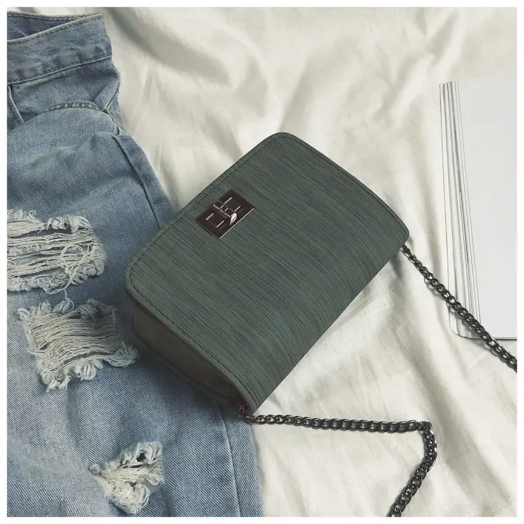 Women Crossbody Bags Pink Green Chain Strap 2019 — feature 24