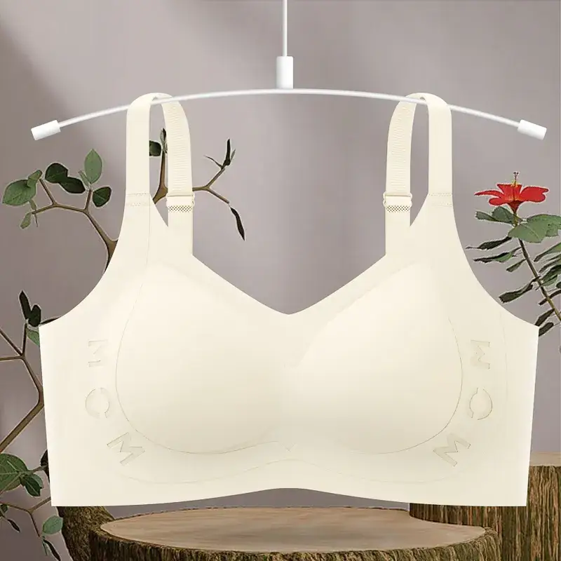 White Seamless Push-Up Bra with Anti-Gravity Lifting - Image 2