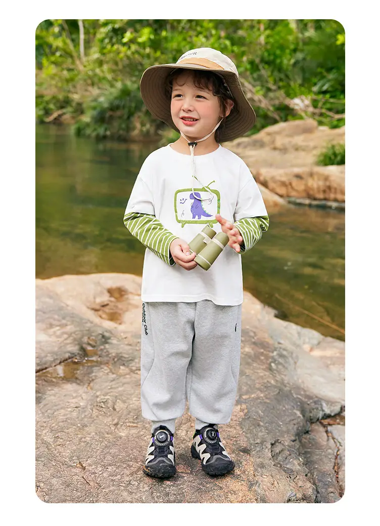 Yoou Boys Fake Two-Piece Long-Sleeve T-Shirt Set — feature 10