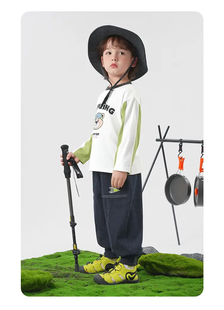Yoou Boys Contrast T-Shirt 25 Autumn Long Sleeve — feature 10