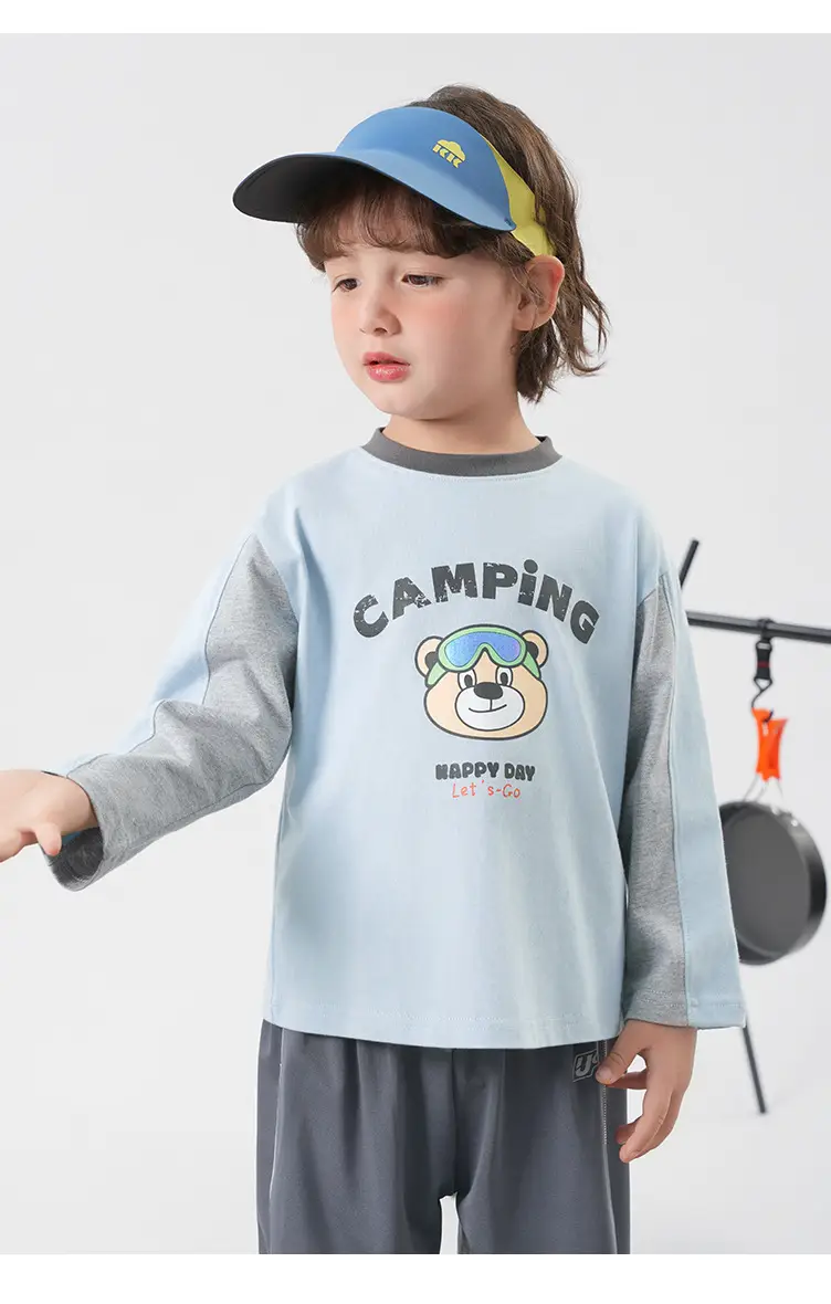 Yoou Boys Contrast T-Shirt 25 Autumn Long Sleeve — feature 11