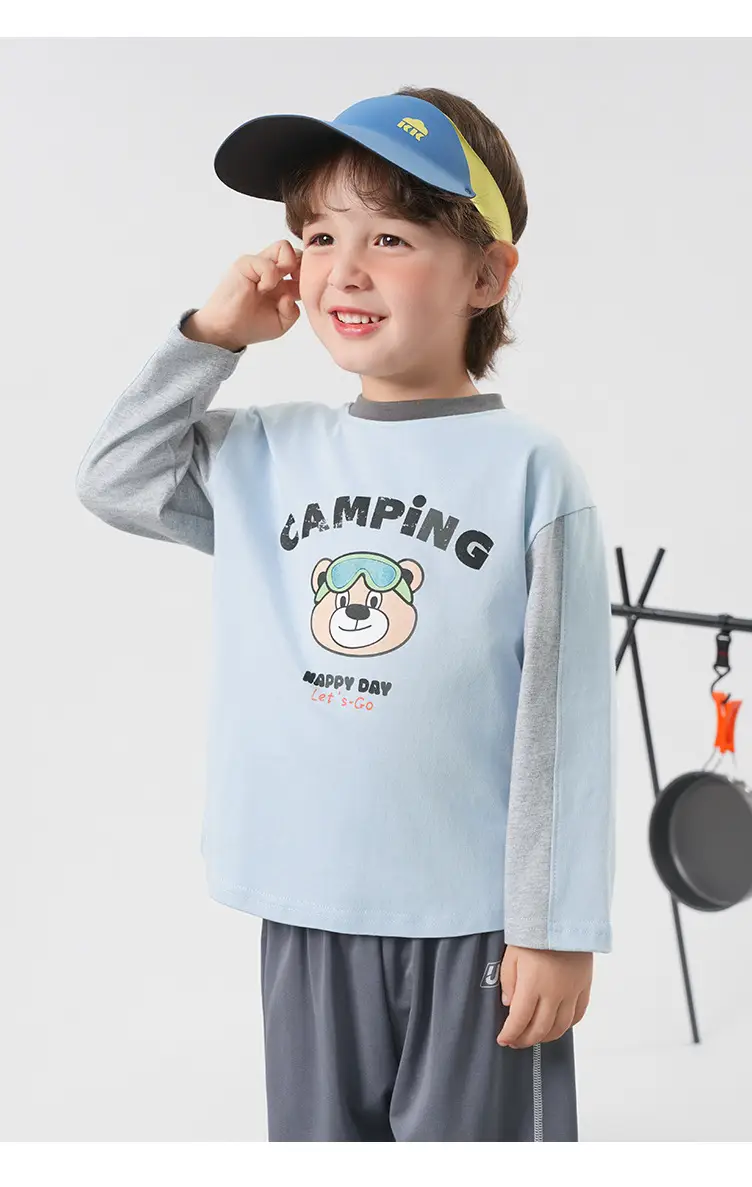 Yoou Boys Contrast T-Shirt 25 Autumn Long Sleeve — feature 12