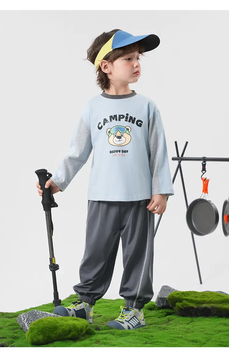 Yoou Boys Contrast T-Shirt 25 Autumn Long Sleeve — feature 14