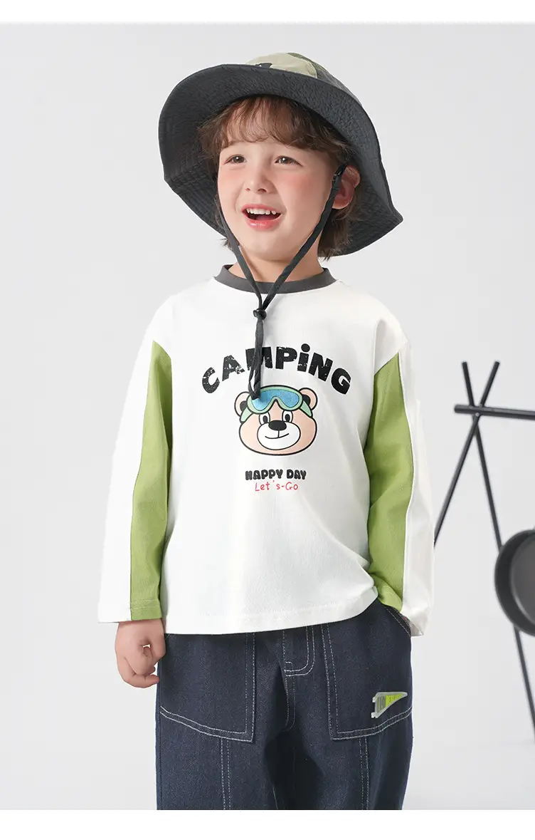 Yoou Boys Contrast T-Shirt 25 Autumn Long Sleeve — feature 6