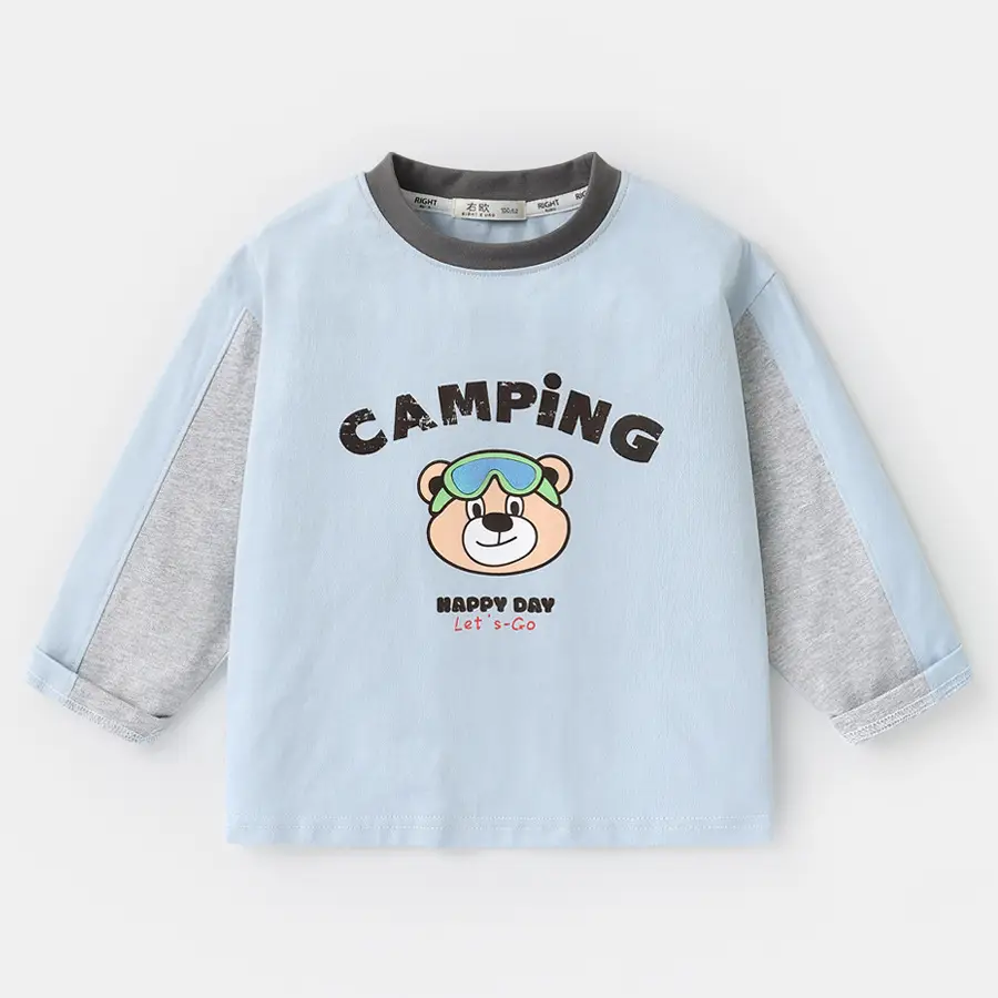 Yoou Boys Contrast T-Shirt 25 Autumn Long Sleeve - Image 2