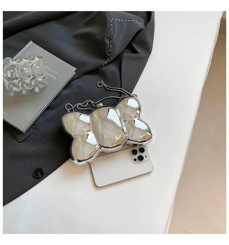 Golden Crossbody Bag for Women Small Square Design — feature 2