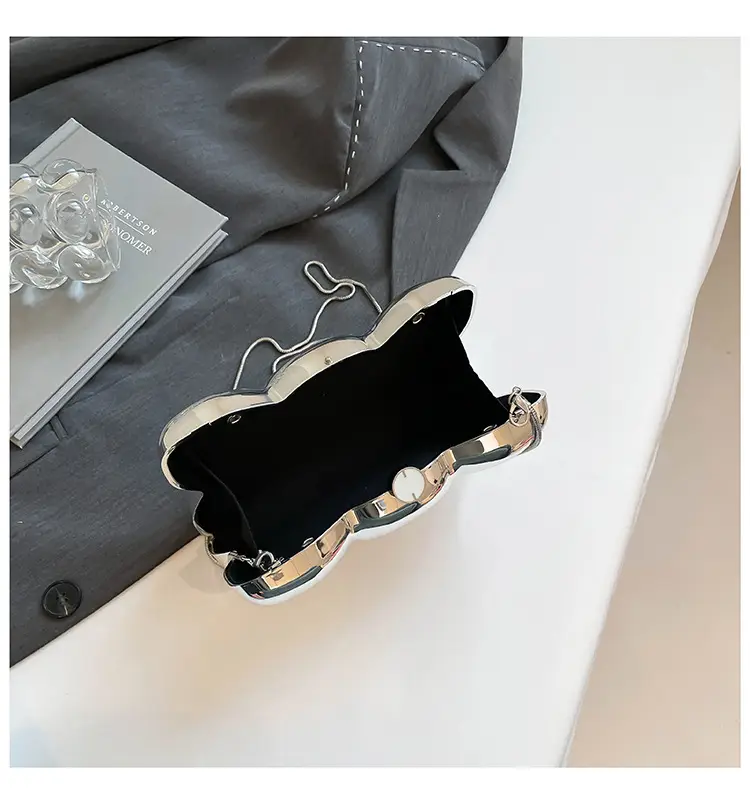 Golden Crossbody Bag for Women Small Square Design — feature 8