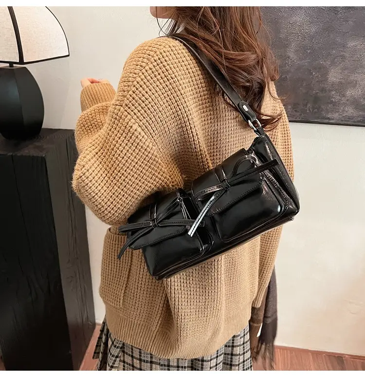 Red Bow PU Leather Crossbody Bag for Women — feature 22