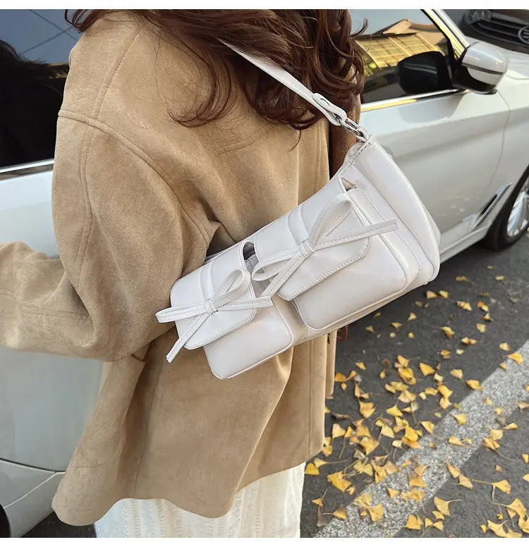 Red Bow PU Leather Crossbody Bag for Women — feature 32