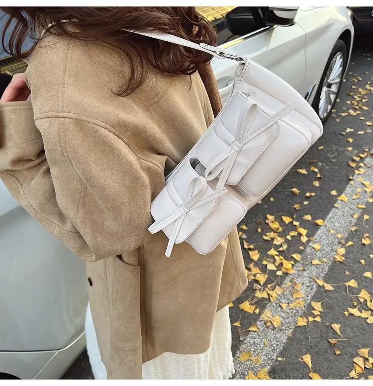Red Bow PU Leather Crossbody Bag for Women — feature 33
