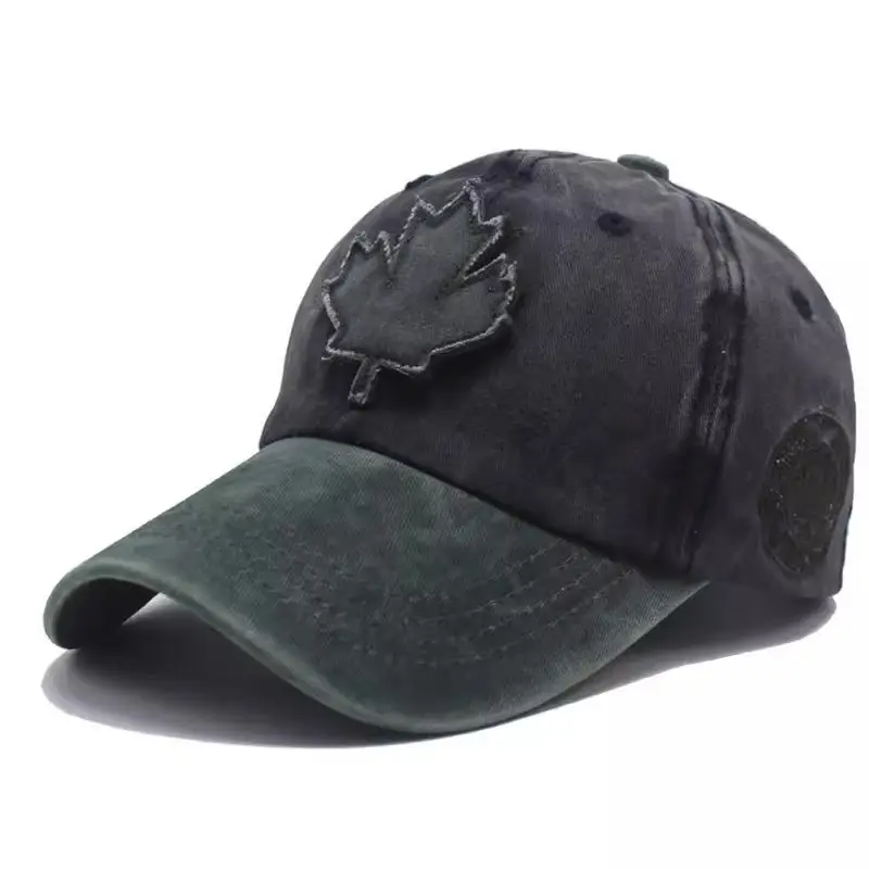 Canadian Patch Baseball Cap for Men Women Washable Distressed - Image 11