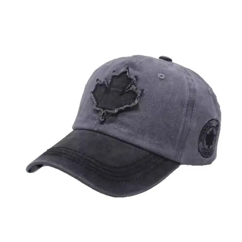 Canadian Patch Baseball Cap for Men Women Washable Distressed - Image 14