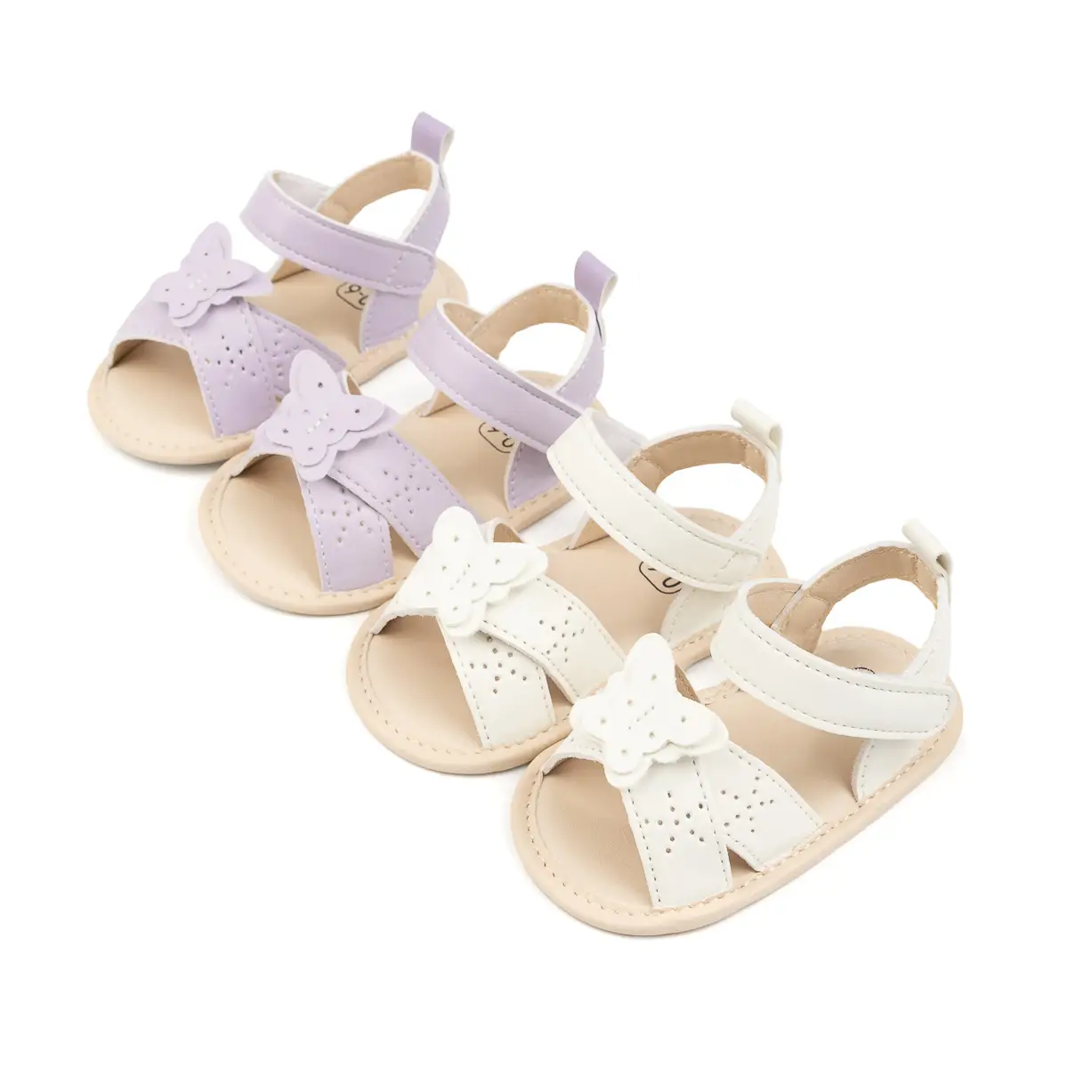Cute Purple Butterfly Baby Sandals 2025