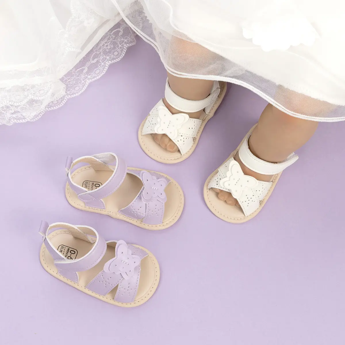Cute Purple Butterfly Baby Sandals 2025 — feature 4