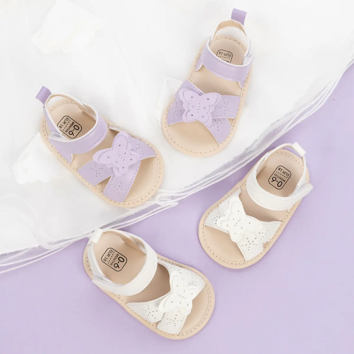 Cute Purple Butterfly Baby Sandals 2025 — feature 7