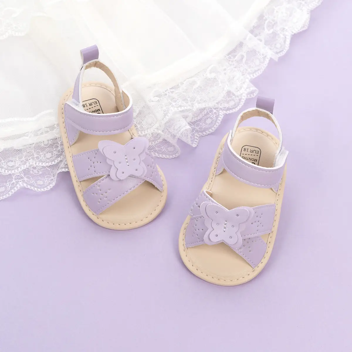 Cute Purple Butterfly Baby Sandals 2025 — feature 8
