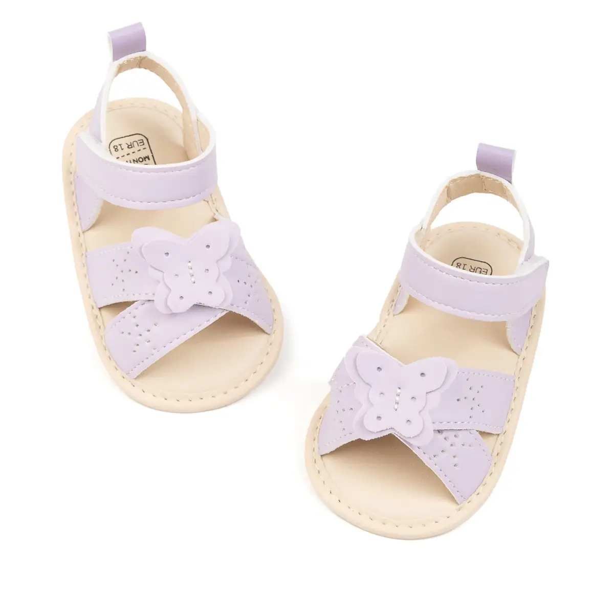 Cute Purple Butterfly Baby Sandals 2025