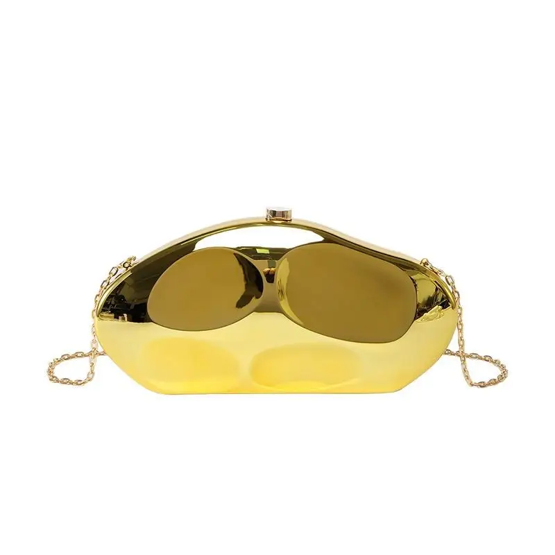 Women's Silver Mirror Sunglasses Crossbody Bag - Image 7