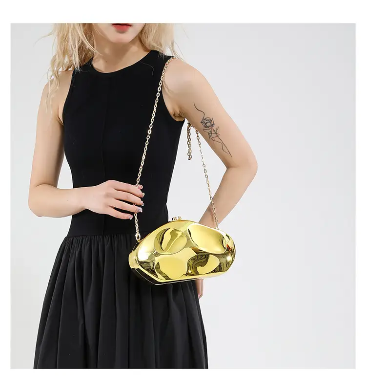 Women's Silver Mirror Sunglasses Crossbody Bag — feature 10