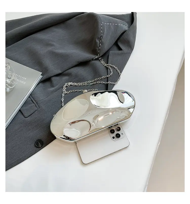 Women's Silver Mirror Sunglasses Crossbody Bag — feature 3