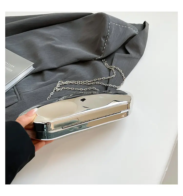 Women's Silver Mirror Sunglasses Crossbody Bag — feature 5