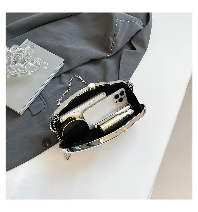 Women's Silver Mirror Sunglasses Crossbody Bag — feature 8