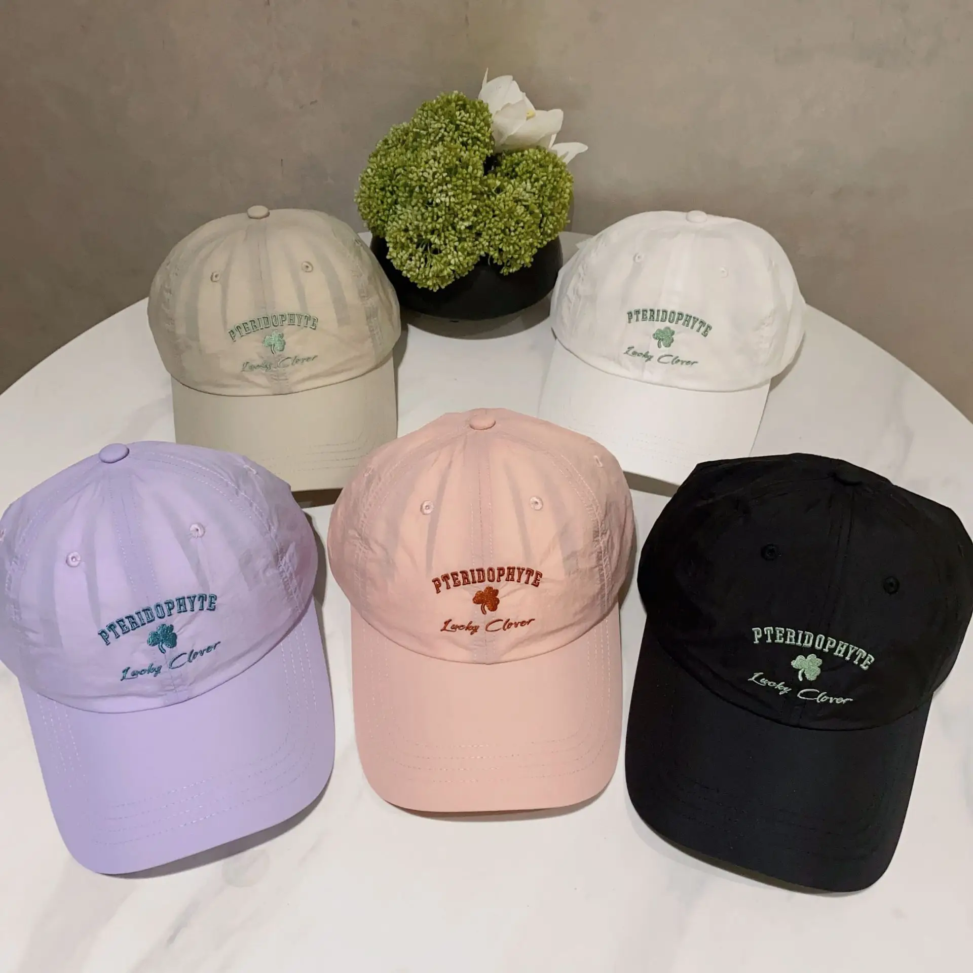 2025 Korean Style Black Embroidered Baseball Cap Women Men - Image 7