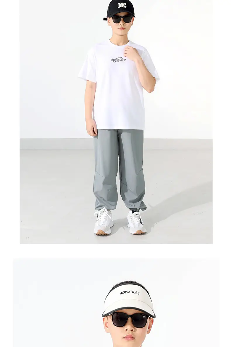 Children's White Graphic T-Shirt with Cap & Shorts Set — feature 11