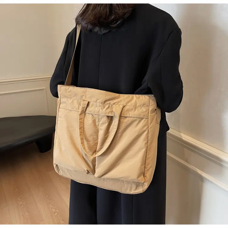 Women's Large Capacity Navy Shoulder Bag Lazy Style — feature 22