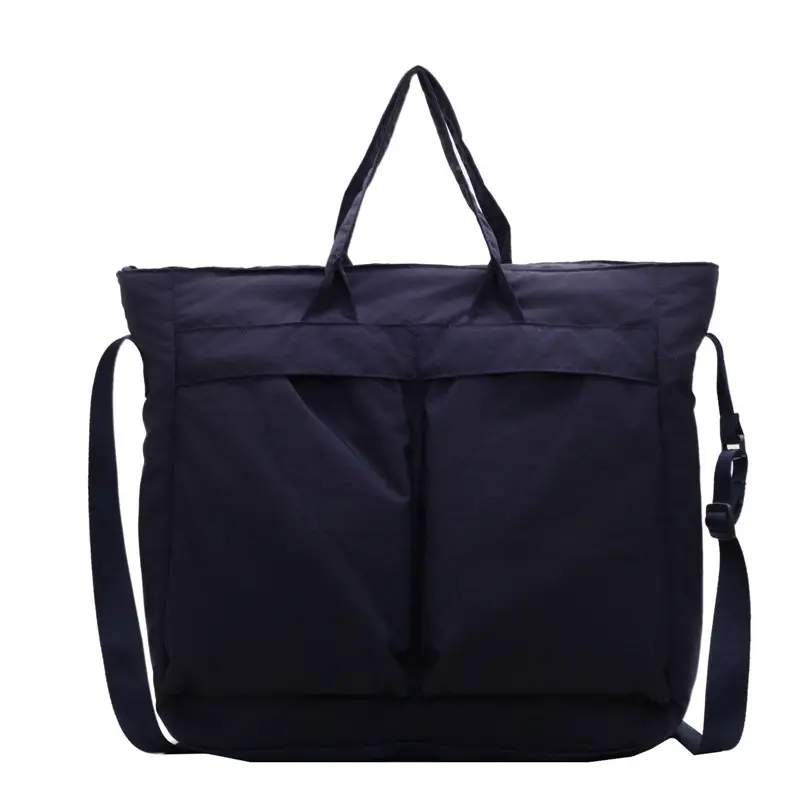 Women's Large Capacity Navy Shoulder Bag Lazy Style - Image 3