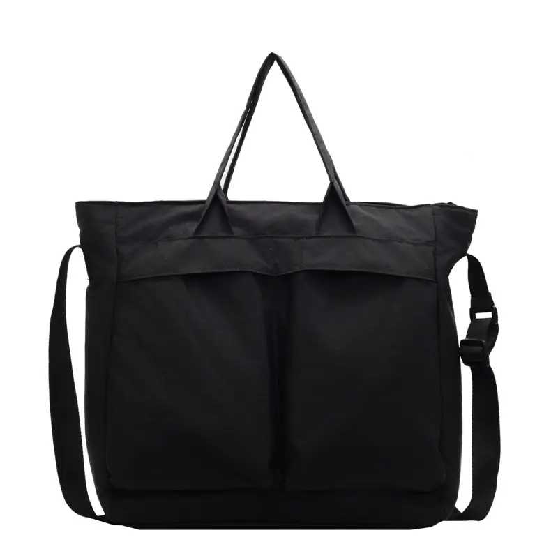 Women's Large Capacity Navy Shoulder Bag Lazy Style - Image 4