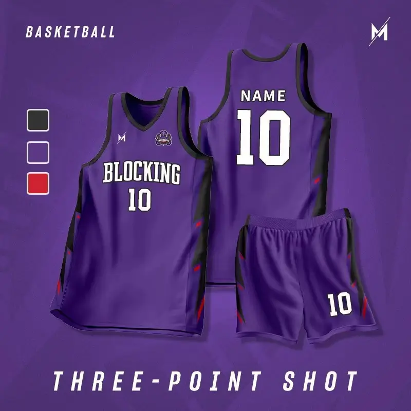 Men Basketball Suit Black 24 Size V-Neck Shorts Set