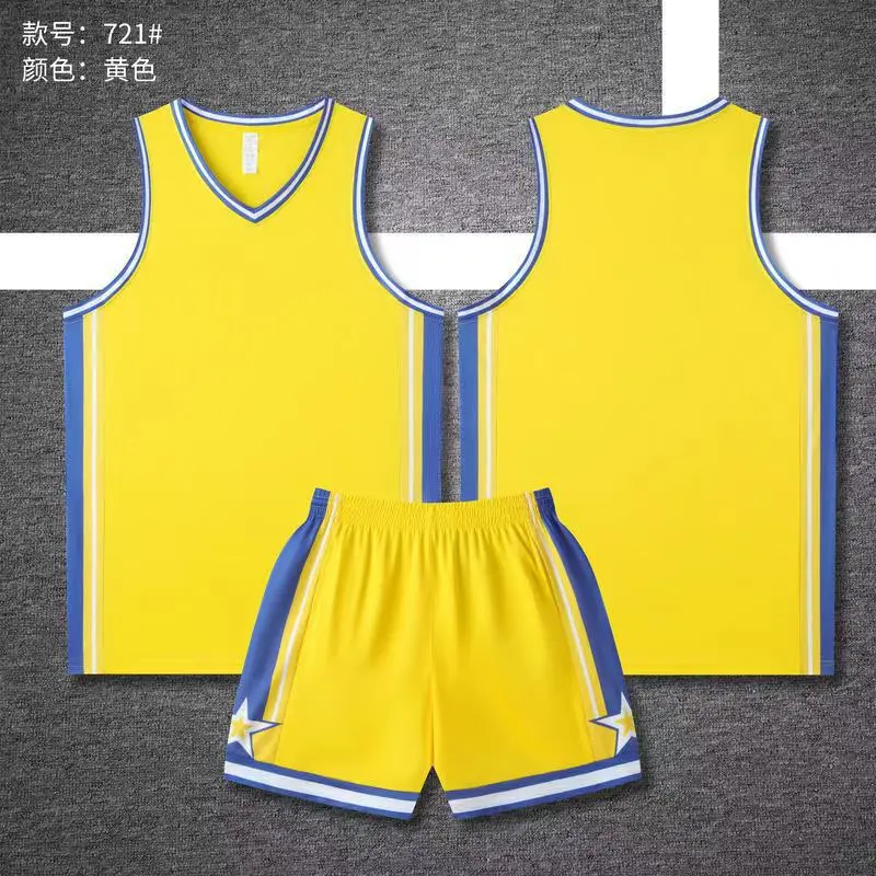 Men Basketball Suit Black 24 Size V-Neck Shorts Set