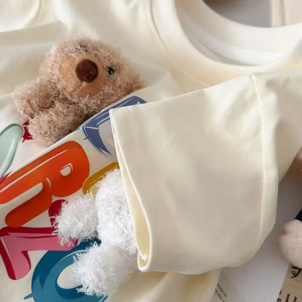 New Baby Boys Cotton Cartoon T-Shirt Grey Three-Dimensional — feature 16
