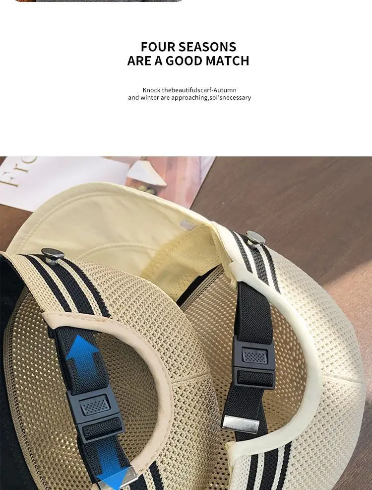 Women's Sun Hat with Mask Hook Up for Summer Wear — feature 12