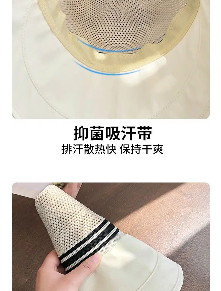 Women's Sun Hat with Mask Hook Up for Summer Wear — feature 16
