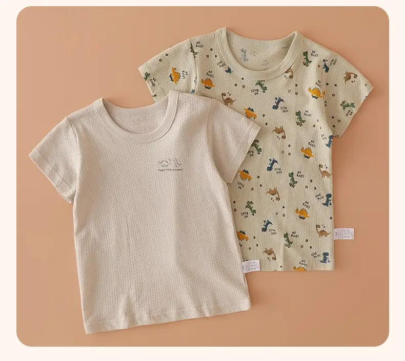 Baby Cotton T-Shirt Short Sleeve Summer Boys Top — feature 13