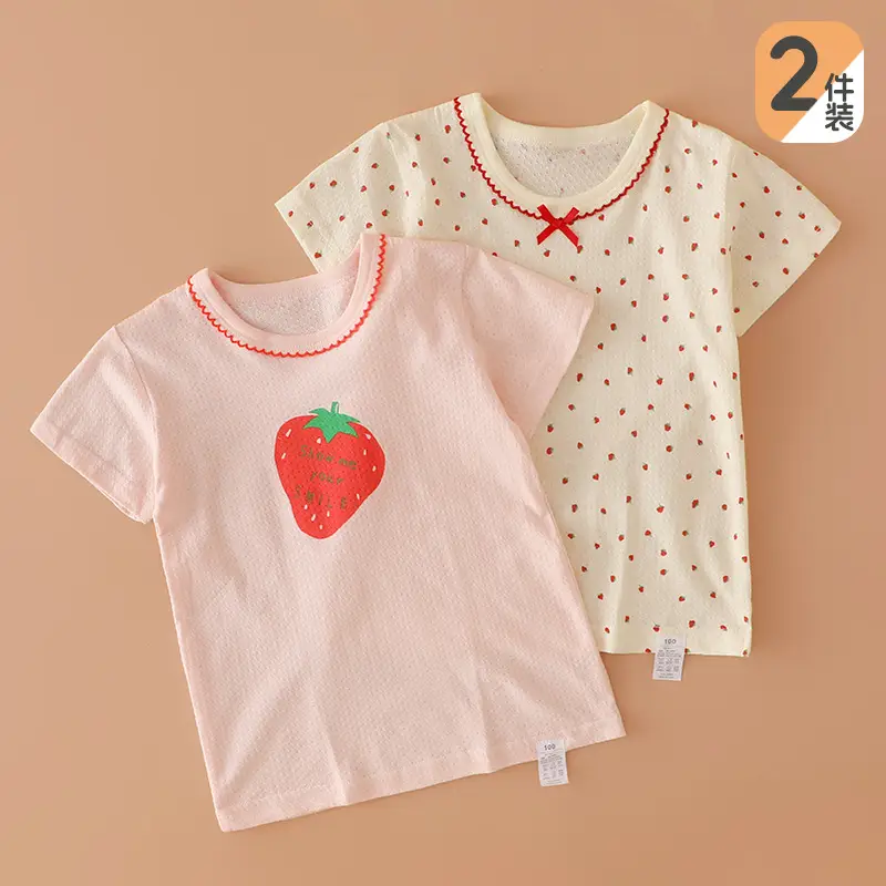 Baby Cotton T-Shirt Short Sleeve Summer Boys Top - Image 2