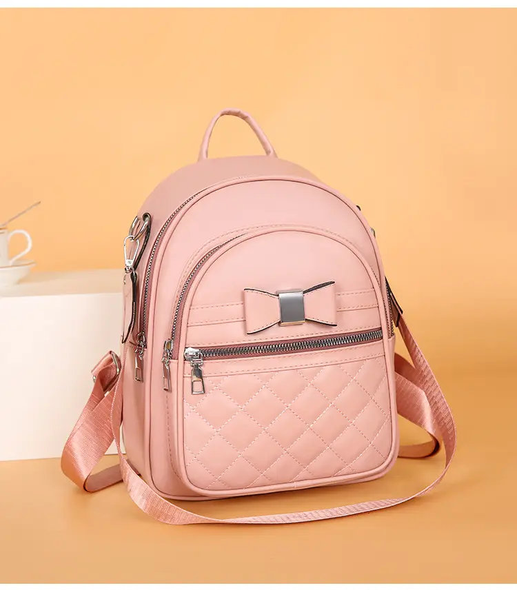 Women's Black Quilted Shoulder Backpack 2025 — feature 13